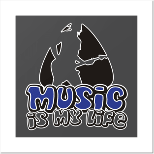 Guitarist Plectrum - Music Is My Life Posters and Art